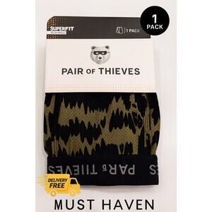 Pair of Thieves Men’s Boxer Briefs SuperFit Mesh Magic Size S